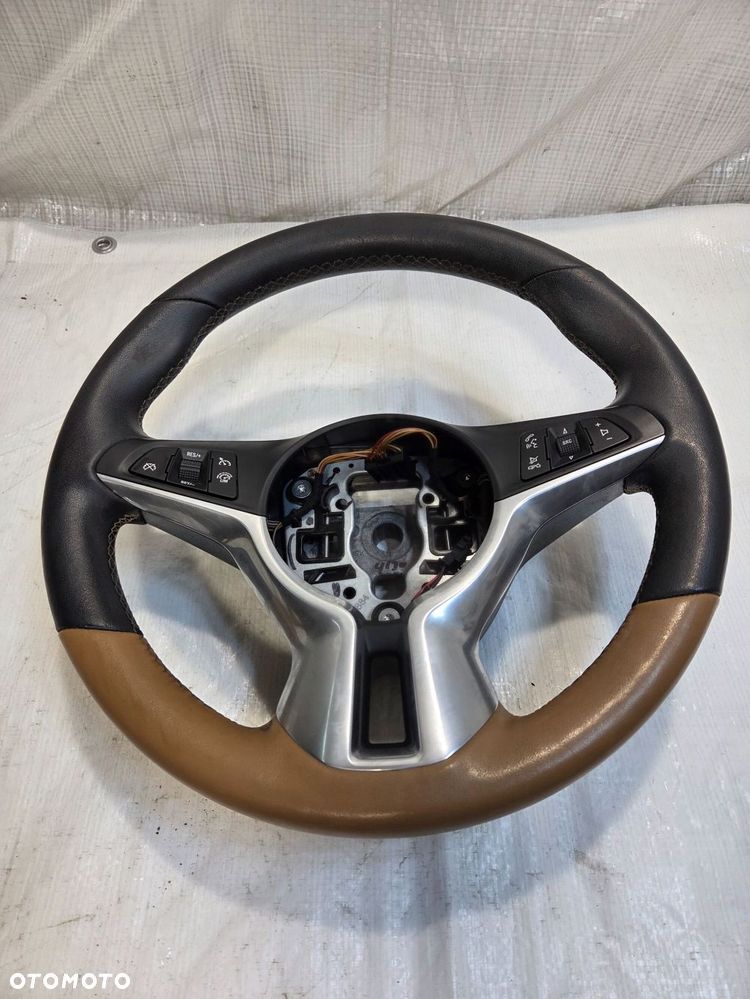 OPEL ADAM  KIEROWNICA BRĄZ MULTIFUNKCJA SKÓRZANA 13454738 - 1