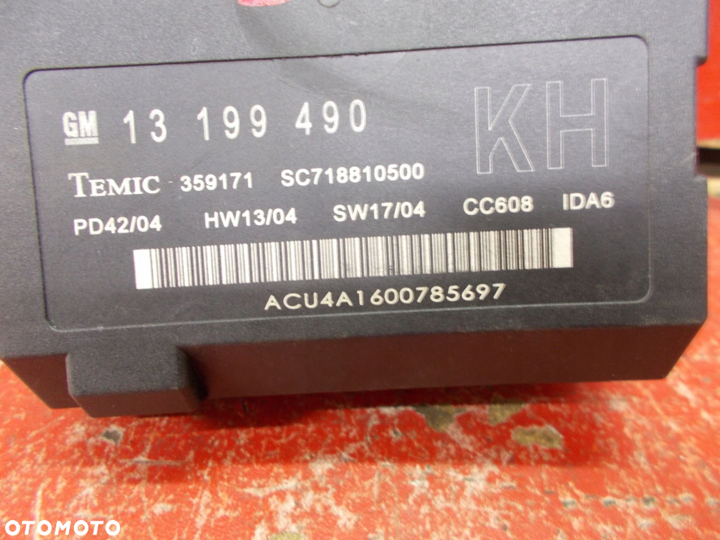 OPEL VECTRA C SIGNUM 02-08 13199490 MODUŁ ŚWIATEŁ KOMFORTU - 2