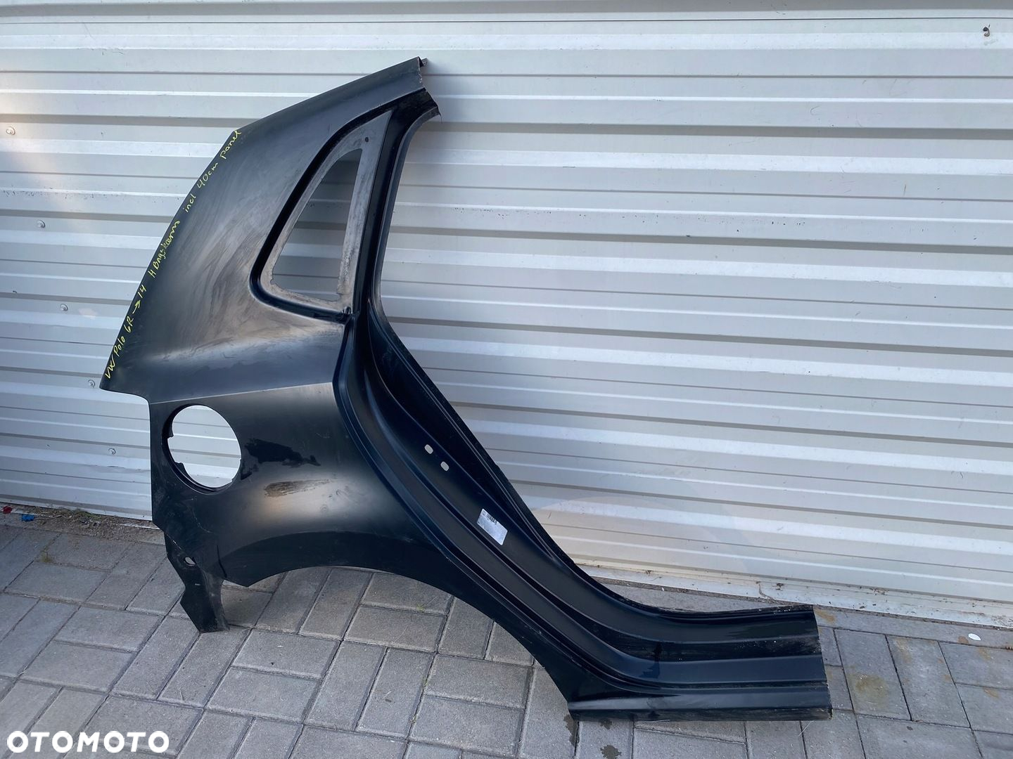 BŁOTNIK, PRÓG PRAWY TYŁ TYLNI VW POLO 6R EU - 3