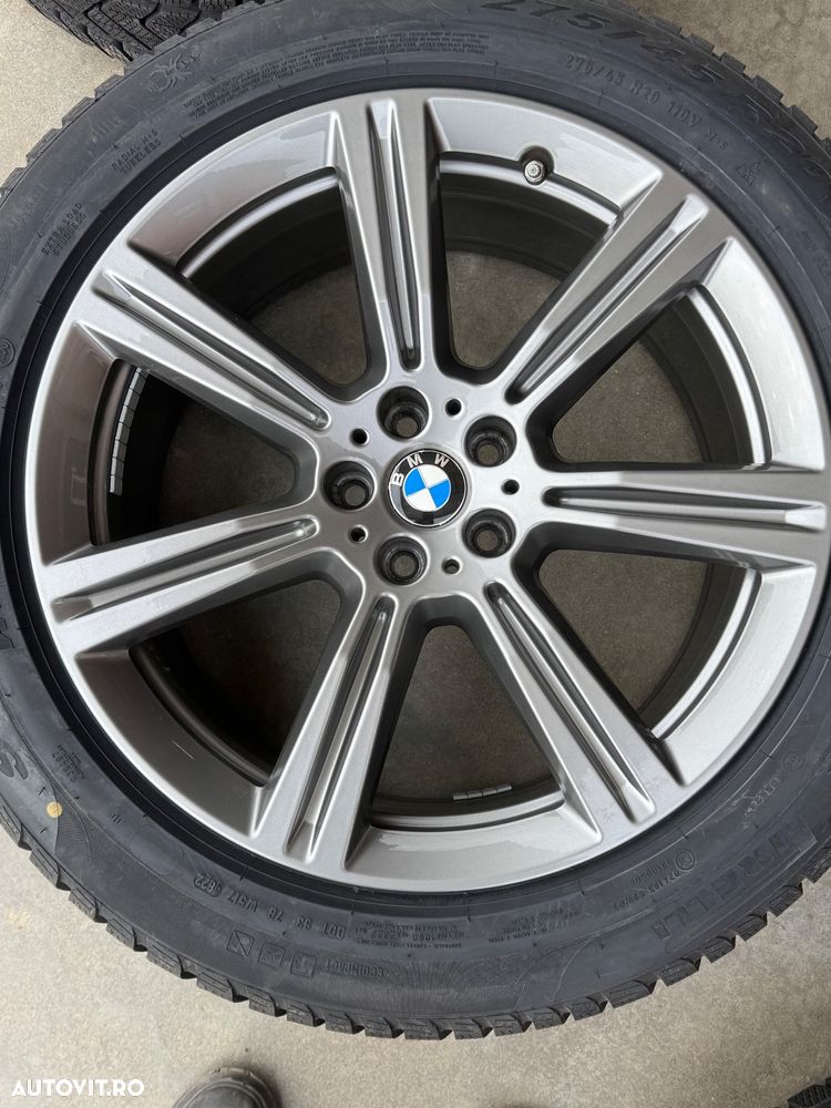 Vând jante originale BMW G05-G06 pe 20” cu anvelope de iarnă noi - 2