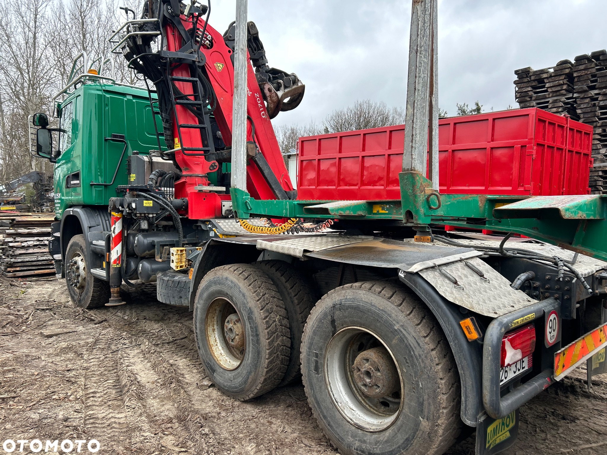 Scania G450 bez EGR 6x6 do drewna drzewa lasu HDS - 3