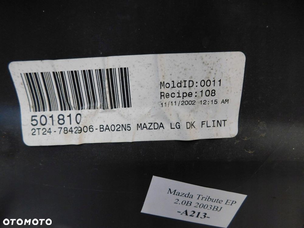 tapicerka osłona klapy mazda tribute ep 2003r - 3