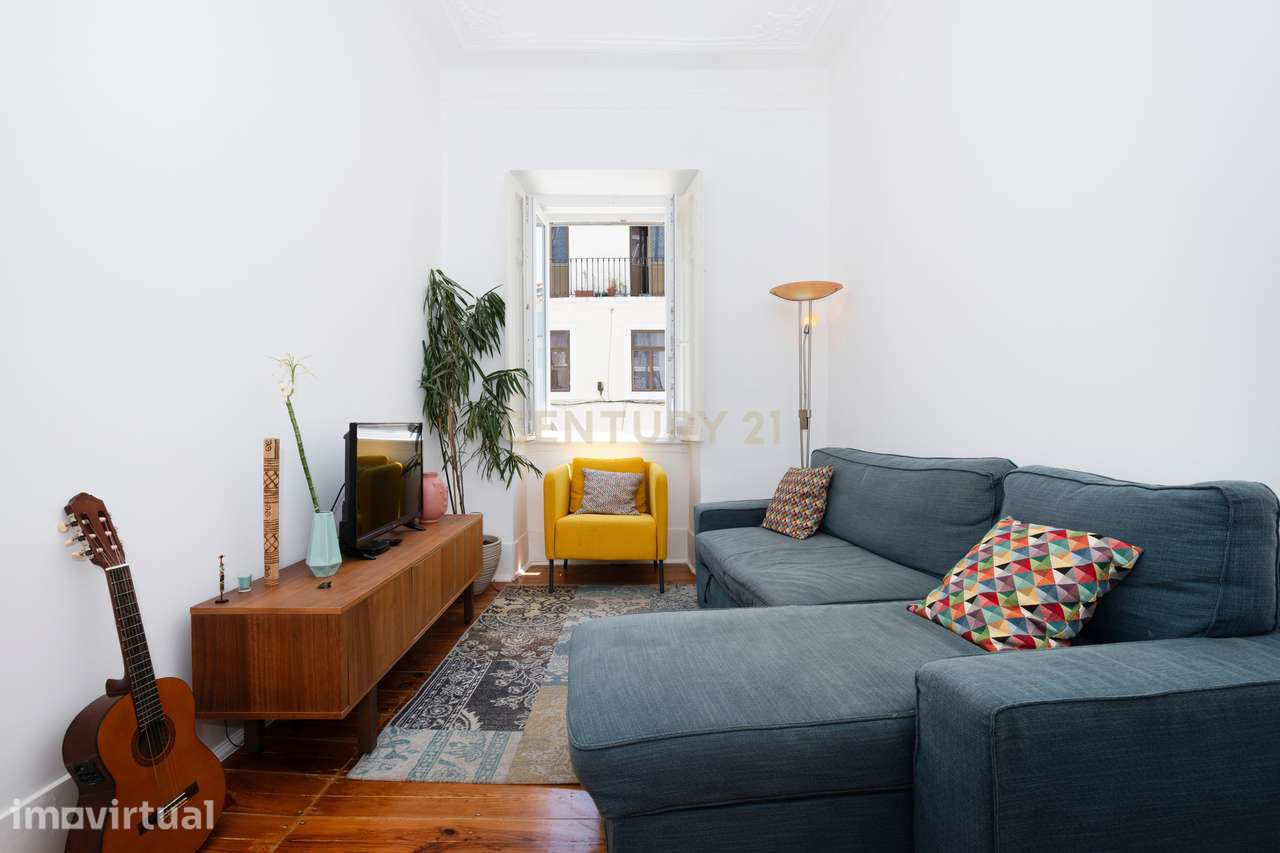 Apartamento T2+1 na Graça com Patio Privativo - Grande imagem: 4/19