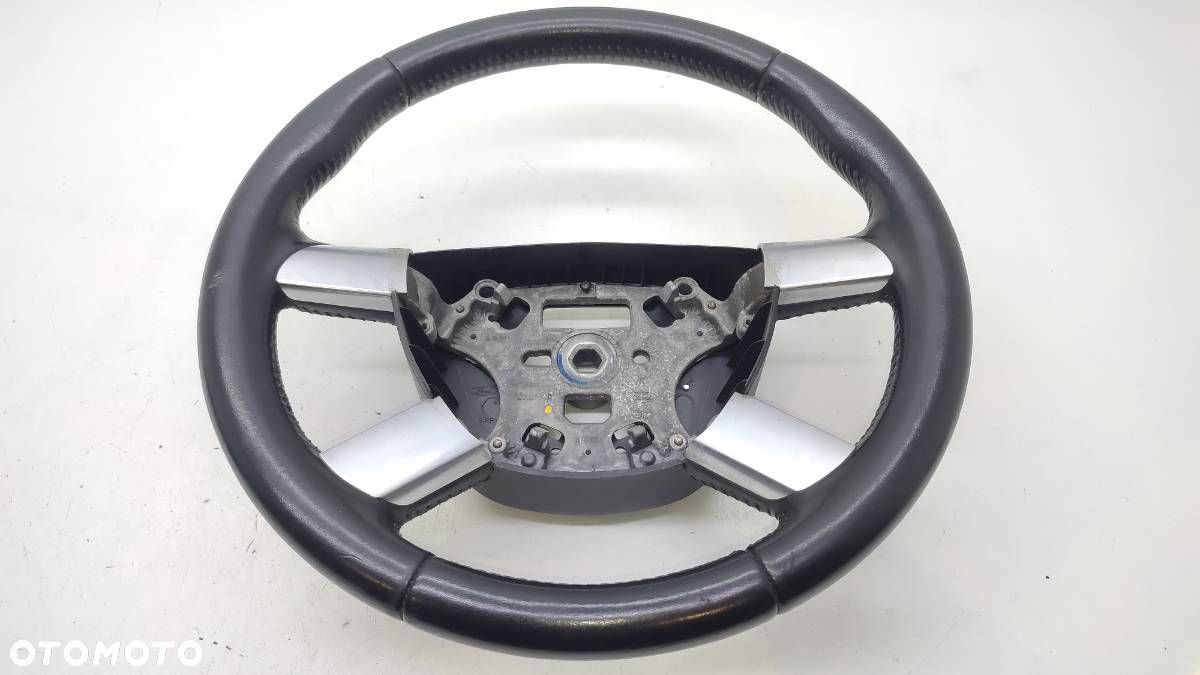 KIEROWNICA CZTERORAMIENNA SKÓRZANA CZARNA FORD S-MAX I MK1 3M513600B - 1