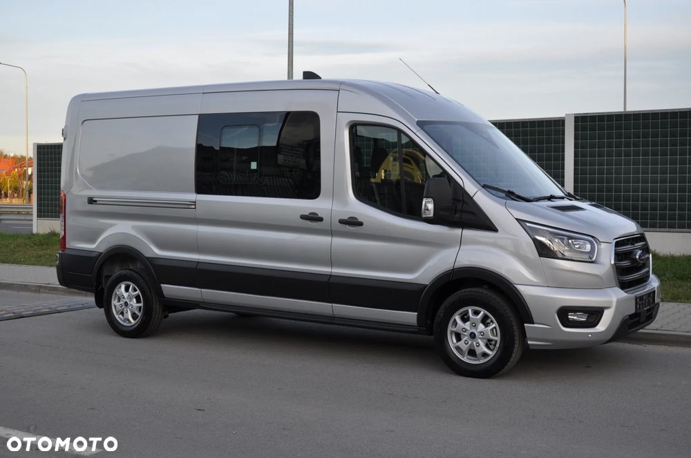Ford TRANSIT DCIV MCA 2.0 New EcoBlue 170 KM A6 FWD Limited Brygadowy 6 osobowy 350 L3H2 Fabrycznie Nowy Dostępny od Ręki!!! - 16