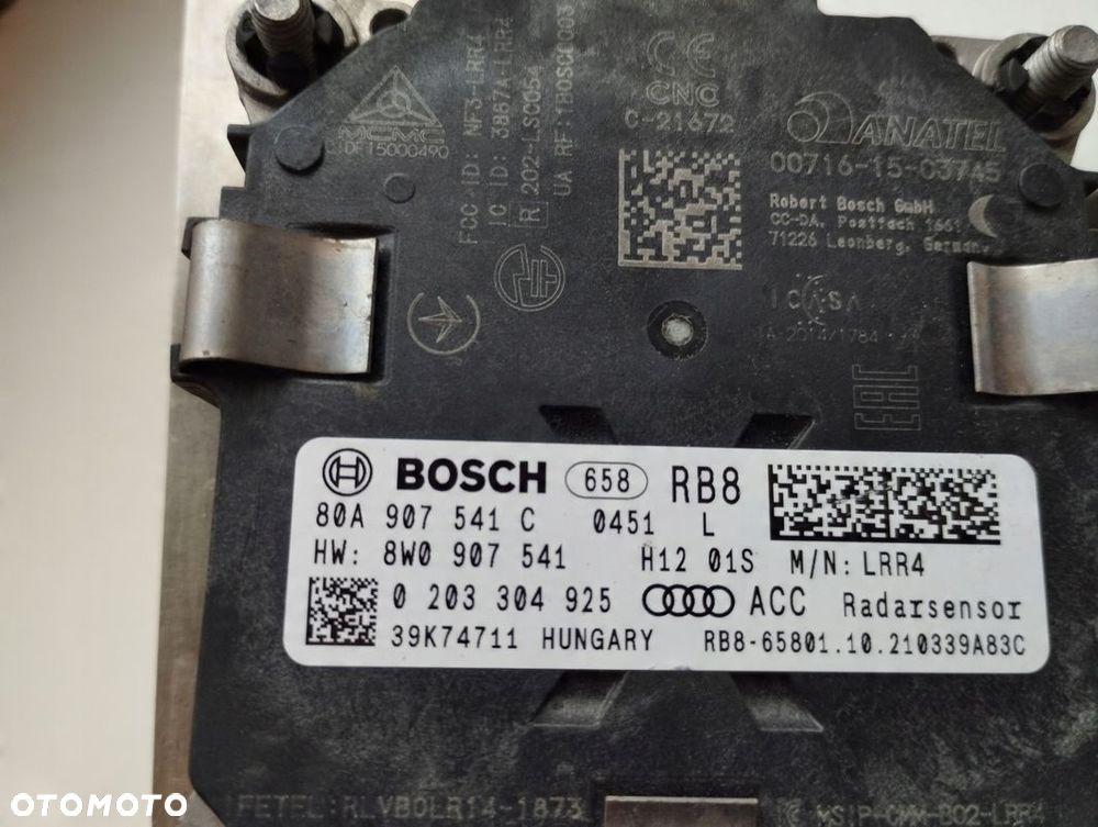 Radar Moduł Sensor Czujnik Audi Q5 II 80A 80A907541C - 2