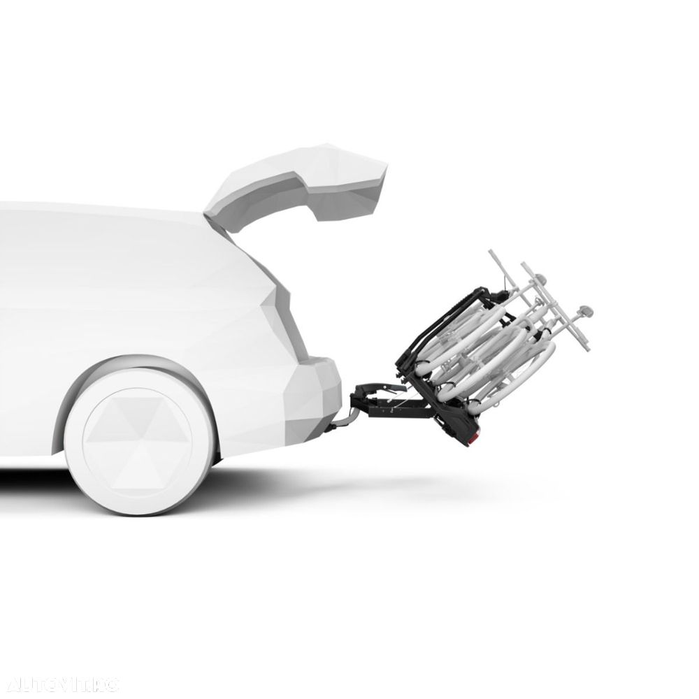 Suport 3 biciclete Thule VeloSpace 3 cu prindere pe carligul de remorcare (13pini),Nou_emitem Factura & Garantie,Pret Importator - 6