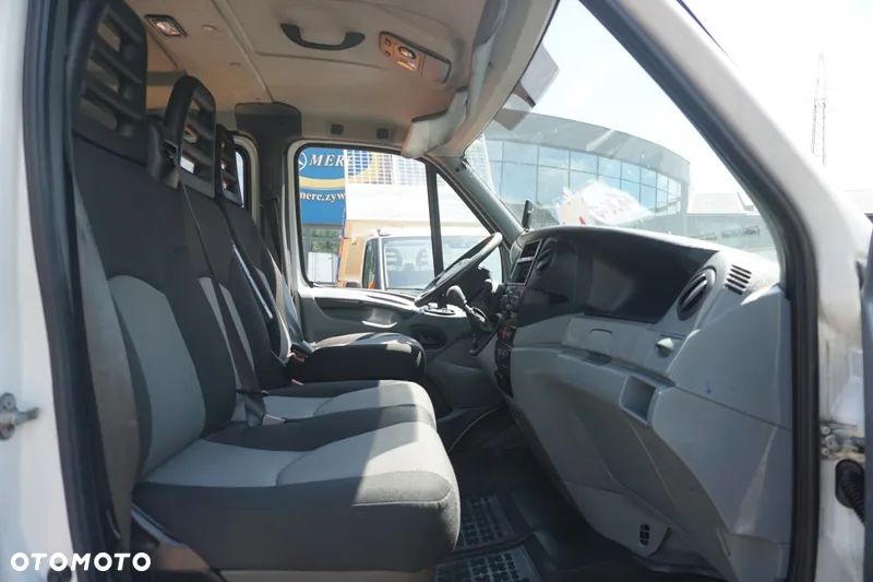 Iveco 45C15 4x4 doka brygadówka skrzynia wywrotka HDS żuraw - 6
