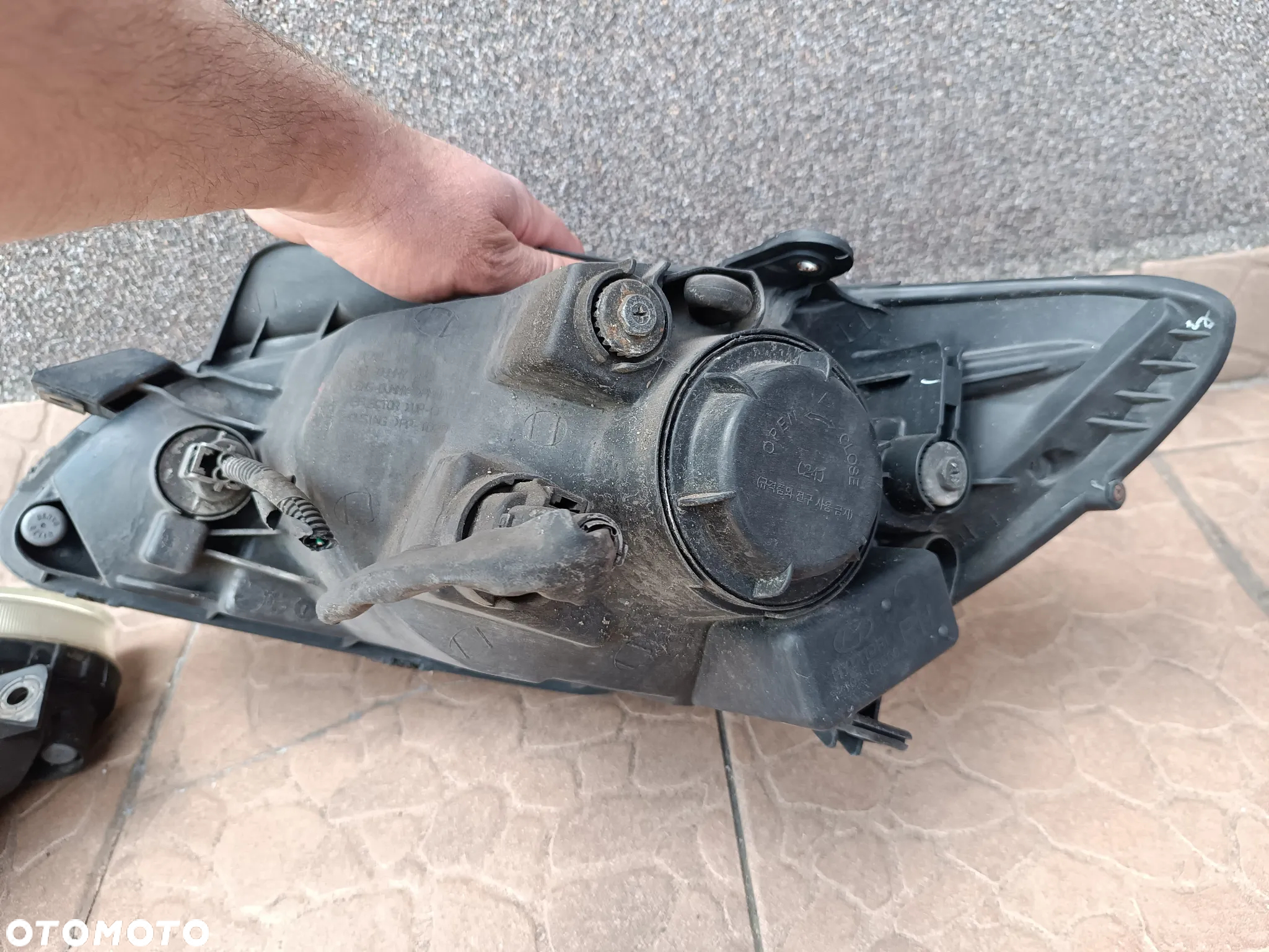 Komplet 2 sztuki - Hyundai Getz FL Lift (06-10) reflektory lampy przód przednie Lewa+Prawa , komplet , Europa - 7