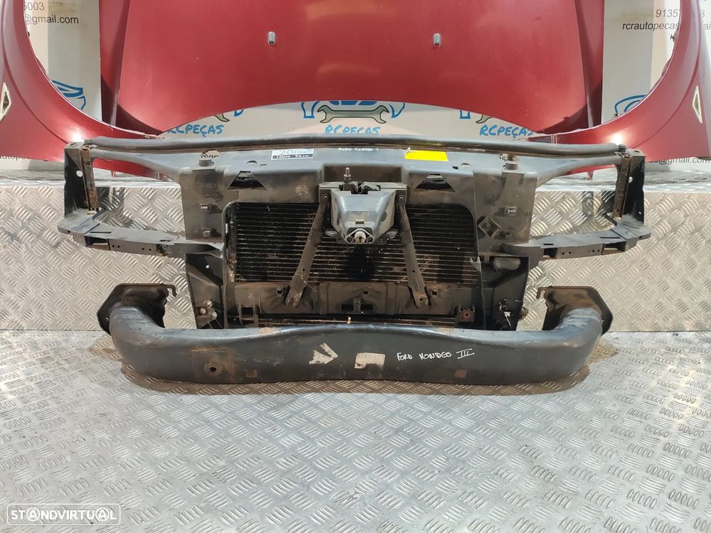 FRENTE COMPLETA FORD MONDEO 3 III MK3 FASE 2 CAPOT PARACHOQUES GUARDA-LAMAS OTICAS RADIADOR VENTILADOR FRENTE FIBRA REFORÇO - 21