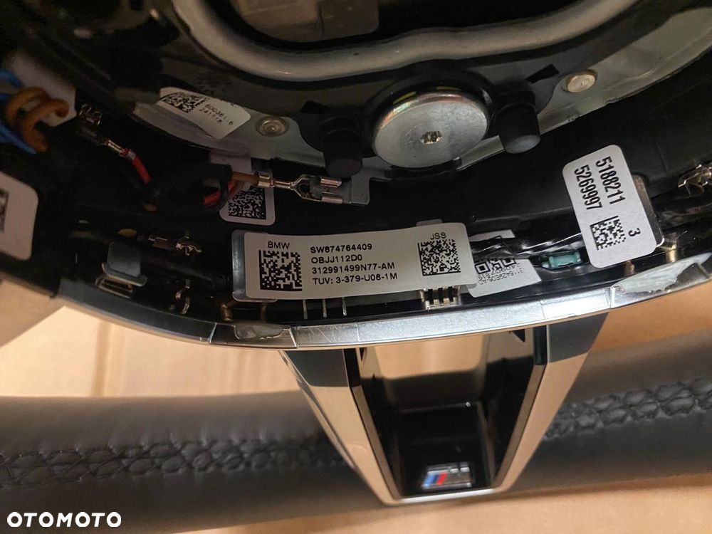 kierownica bmw x1 u11 skóra grzana - 7