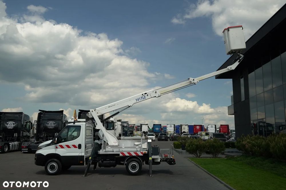 Iveco DAILY 35-140 / ZWYŻKA / PODNOŚNIK KOSZOWY FRANCE ELEVATEUR 141 TLE / 4 PODPORY / MANUAL / 2018 R - 4