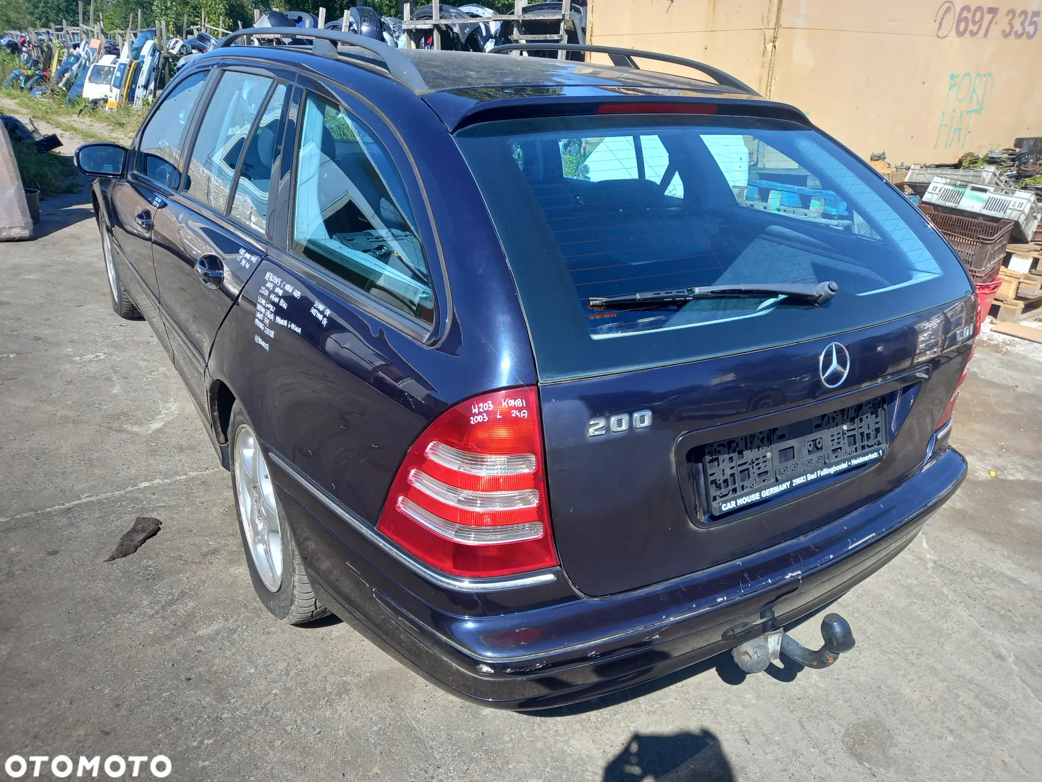 MERCEDES C W203 LAMPA PRAWY TYŁ PRAWA TYLNA KOMBI - 13