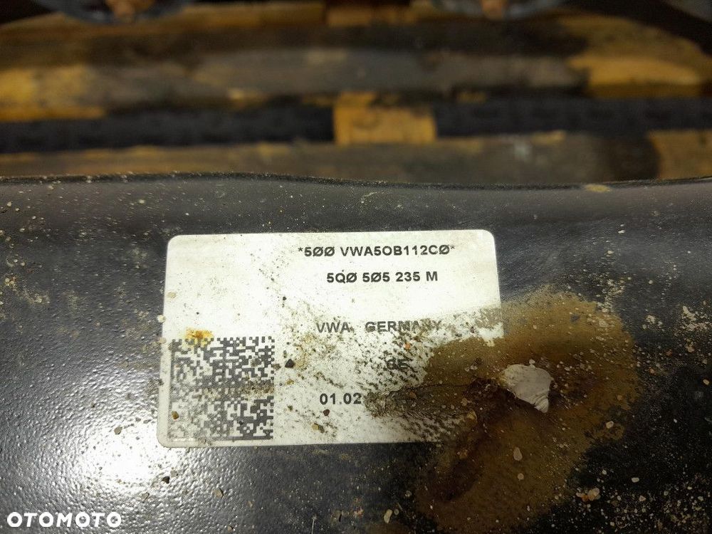 SUPERB III LIFT HB 2.0 TDI 190 KM 4X4 BELKA ZAWIESZENIA TYŁ 5Q0505235M - 6