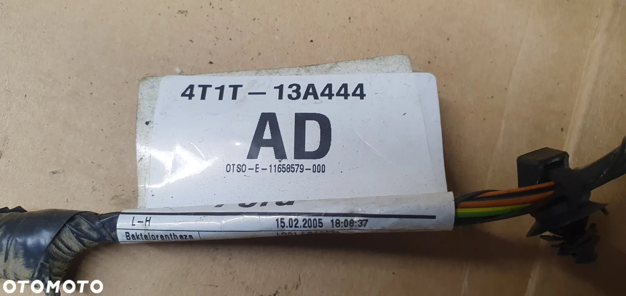 Wiązka instalacja drzwi lewy tył Ford Transit Connect 4T1T-13A444-AD - 5