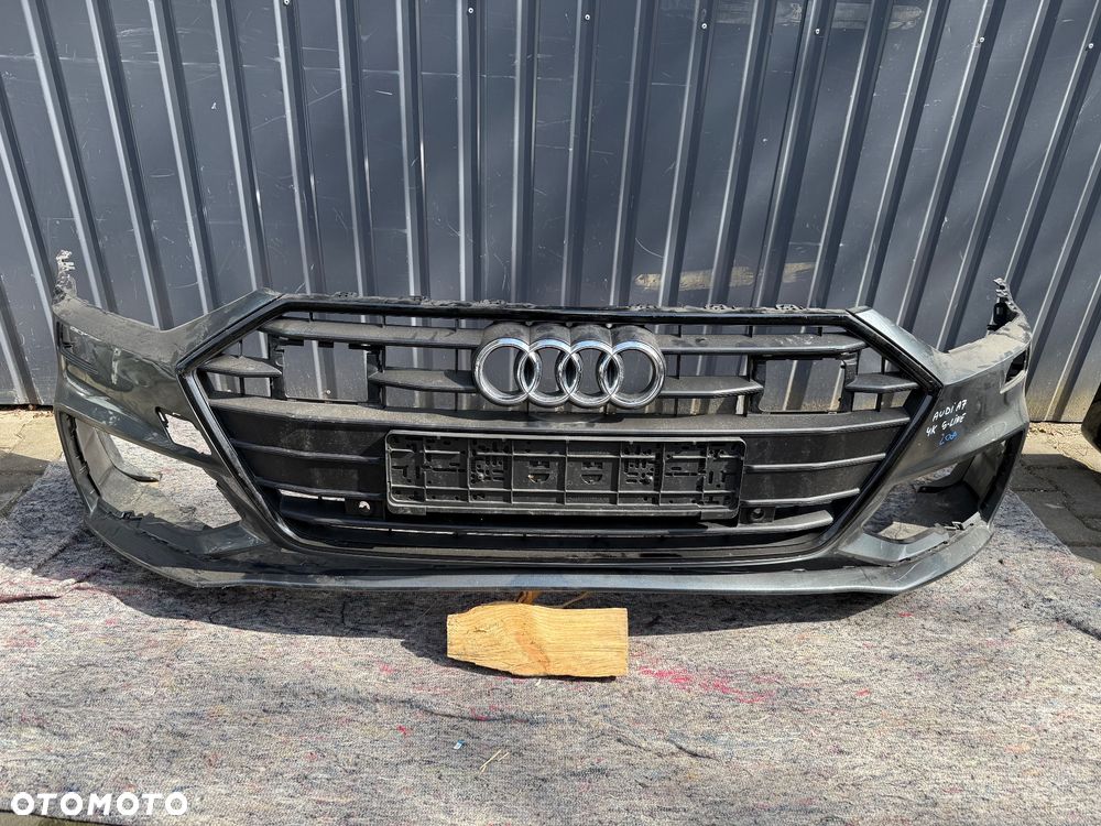 ZDERZAK AUDI S -LINE A7 4K ORYGINAŁ CAŁY - 1