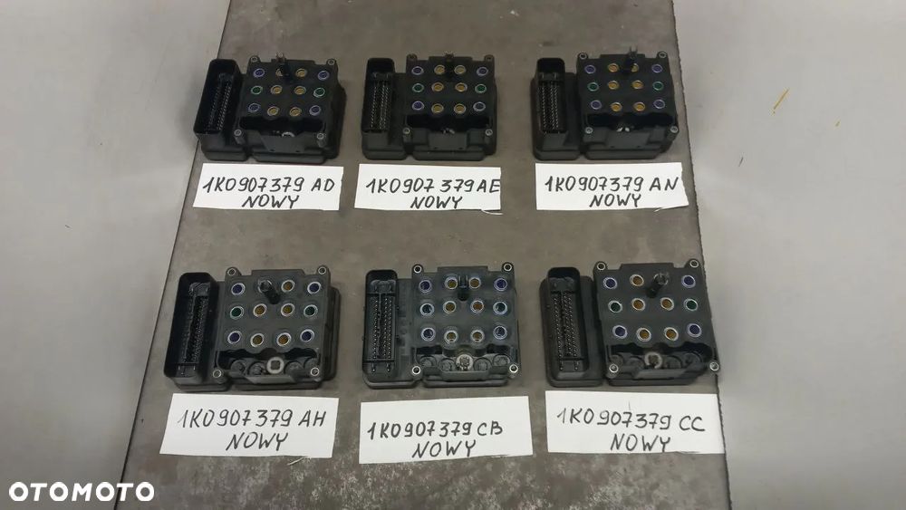 STEROWNIKI POMPY ABS VW AUDI SEAT SKODA 7H0907379N /  uwaga!!! 1K0907379AD NOWY POTESTOWY (1200nx / 1476bx) - 2
