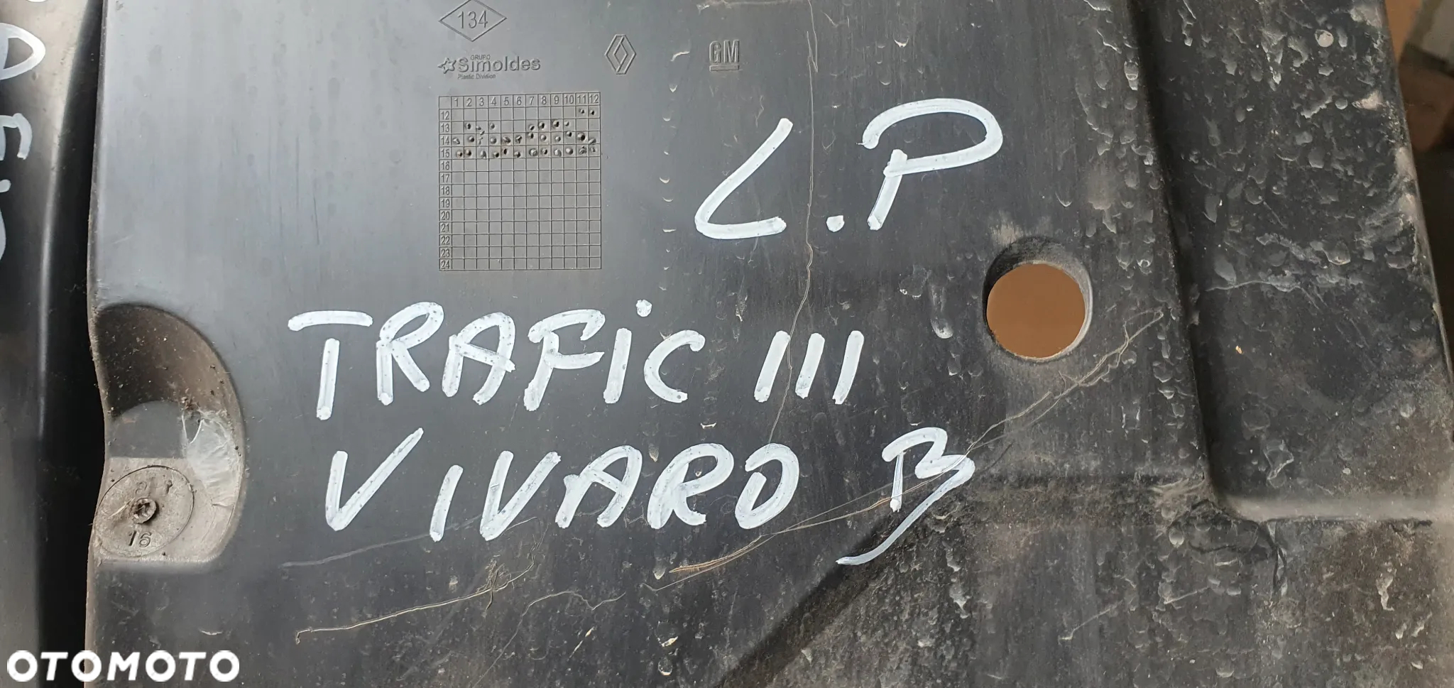 Nadkole lewy przód przednie lewe Opel Vivaro B Trafic III 93867897 638437451R - 8