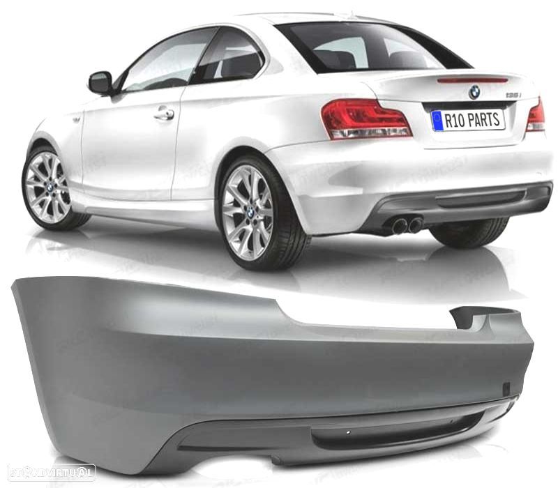 PARA-CHOQUES TRASEIRO BMW E82 E88 07- LOOK M - 1