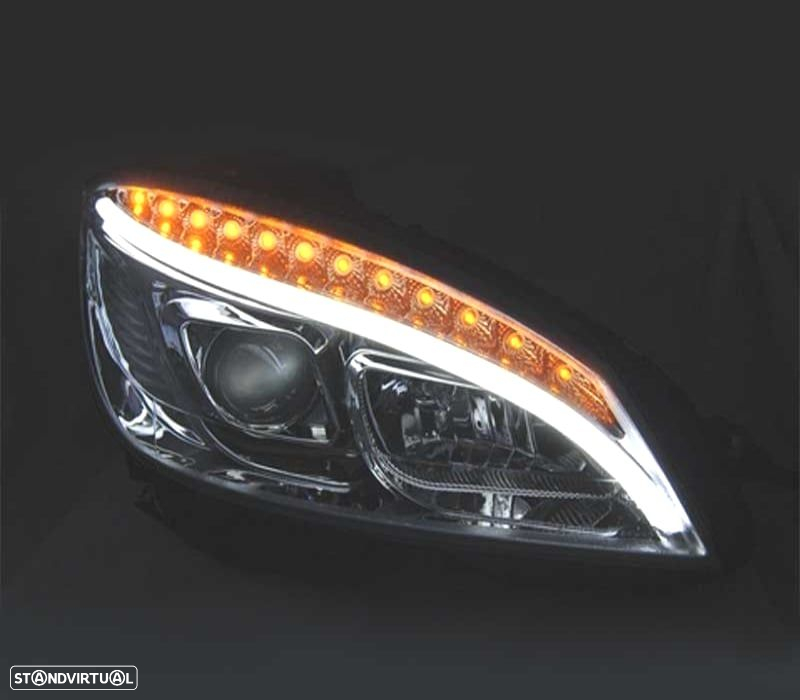 FAROIS LED TUBE LIGHT DINAMICO PARA MERCEDES W204 07-10 CROMADO - 3
