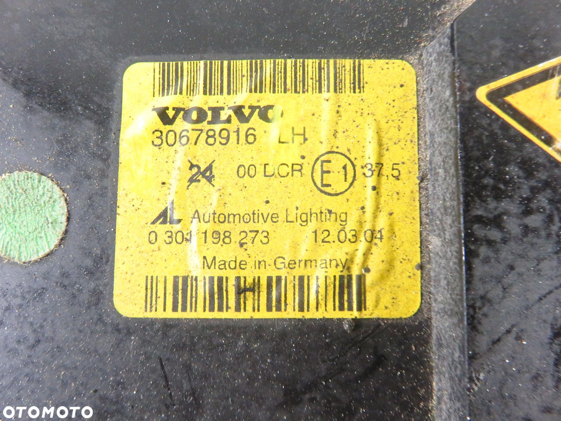 LAMPA LEWA PRZEDNIA VOLVO V50 30678916 - 10
