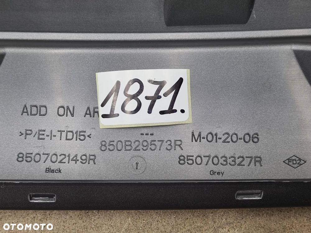 DACIA JOGGER 21- SPOILER DYFUZOR DOKŁADKA ZDERZAKA TYŁ TYLNA 850B29573R - 7