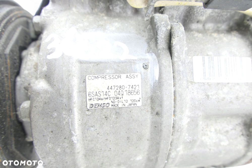 Sprężarka Klimatyzacji MERCEDES W246 W242 W117 X156 1.6 2.0 CDI 447280-7421 - 9