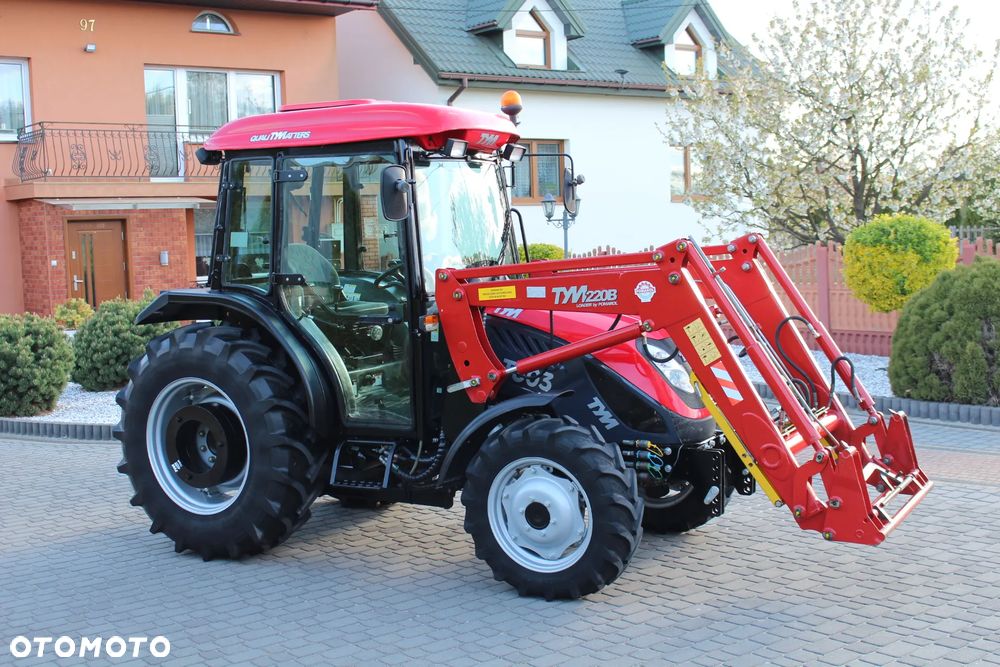 TYM T603 POLSKA AGROMA / NISKI PRZEBIEG / ŁADOWACZ CZOŁOWY / PRZEDNI TUZ / KLIMATYZACJA / 3512 / 2812 / URSUS / FARMTRAC / ARBOS / LOVOL / - 1