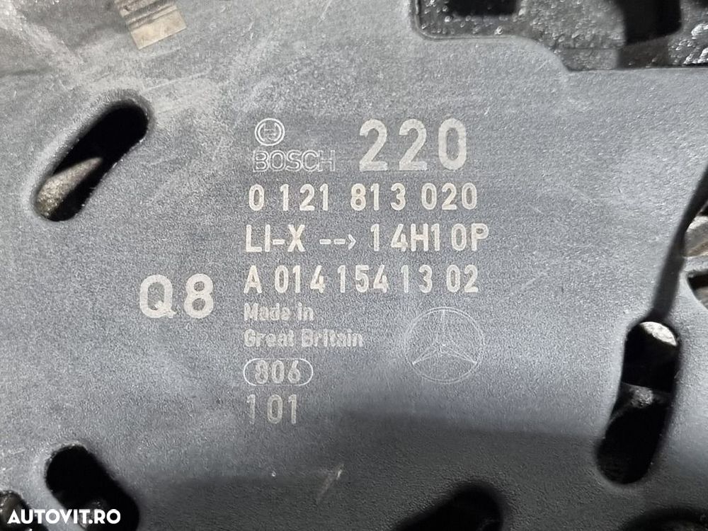 Alternator Mercedes ML W164 Facelift 3.0 D 2008 - 2011 231CP 2987CC 642820 (820) Diesel ... - 4