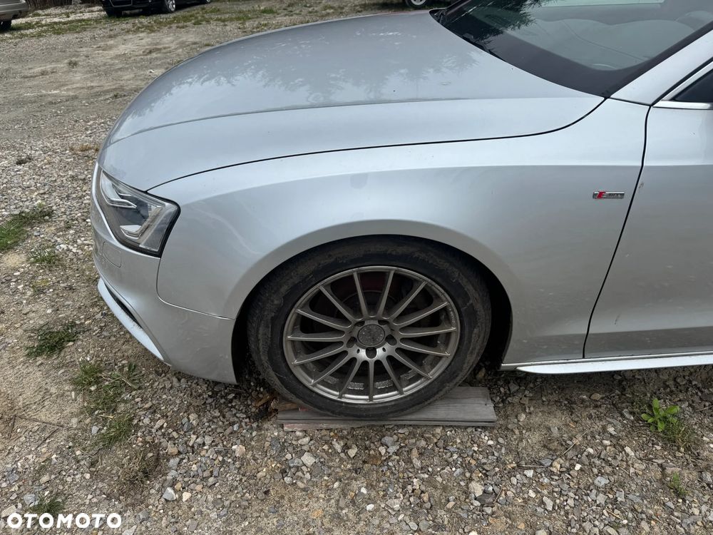 PRZÓD KOMPLETNY ZDERZAK PAS MASKA BŁOTNIK XENON AUDI A5 8T LIFT LX7W S LINE - 3