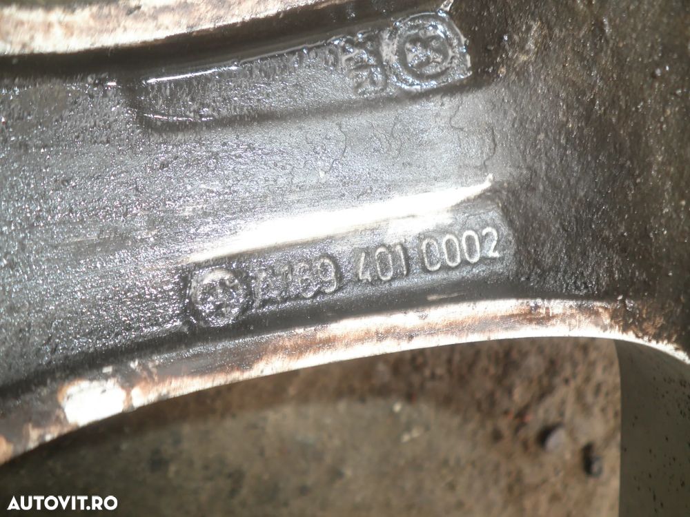 Jante Mercedes A Class W169, B Class W245, 15" 5x112 6J ET44 185/65/15 A1694010002 - 4