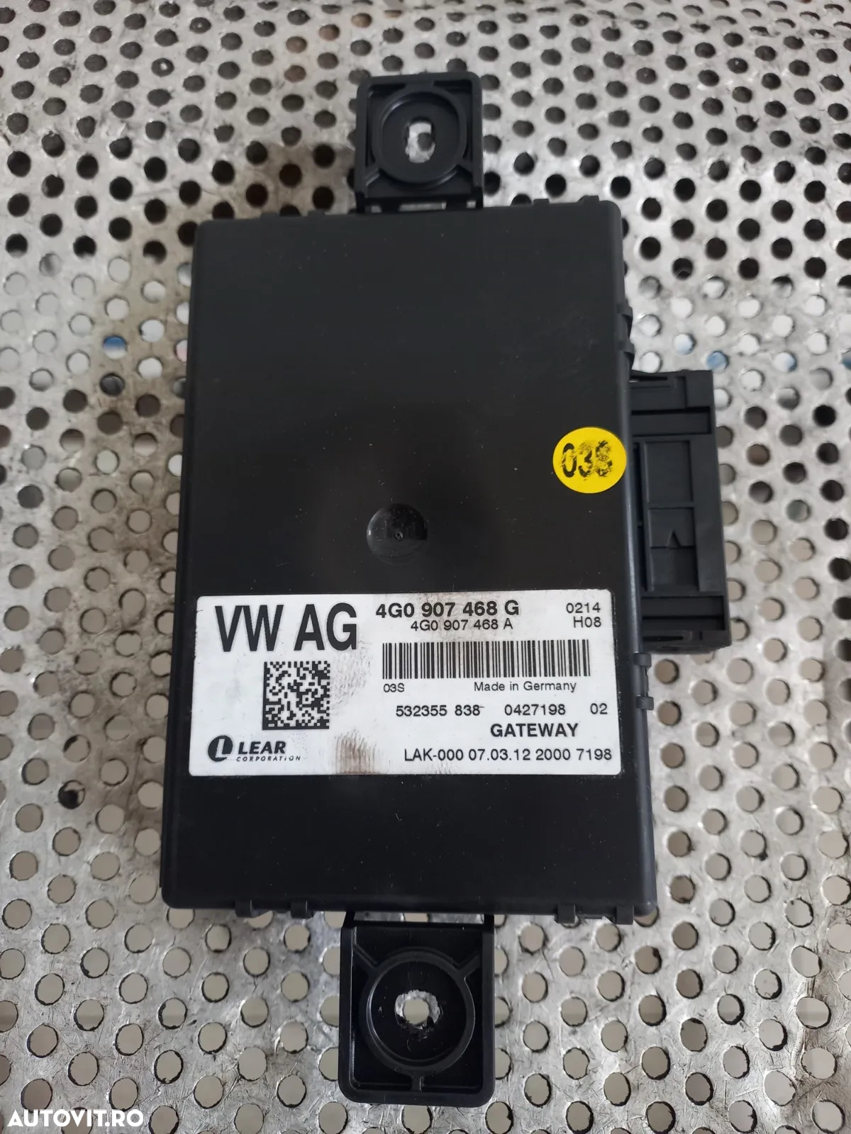 Modul Gateway Audi A6 4G C7 A7 An 2011-2012-2013-2014-2015-2016-2017-2018 Cod 4GG - 3