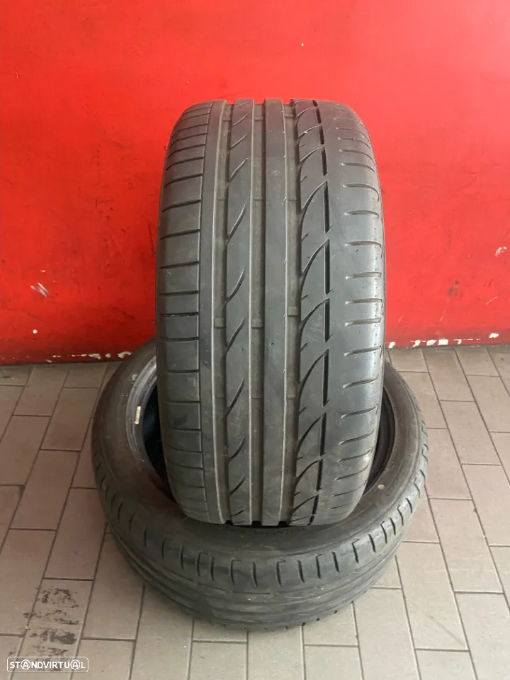 2 Pneus 255/40/18 Bridgestone Potenza S001 RFT com mais de 75% de piso - 3