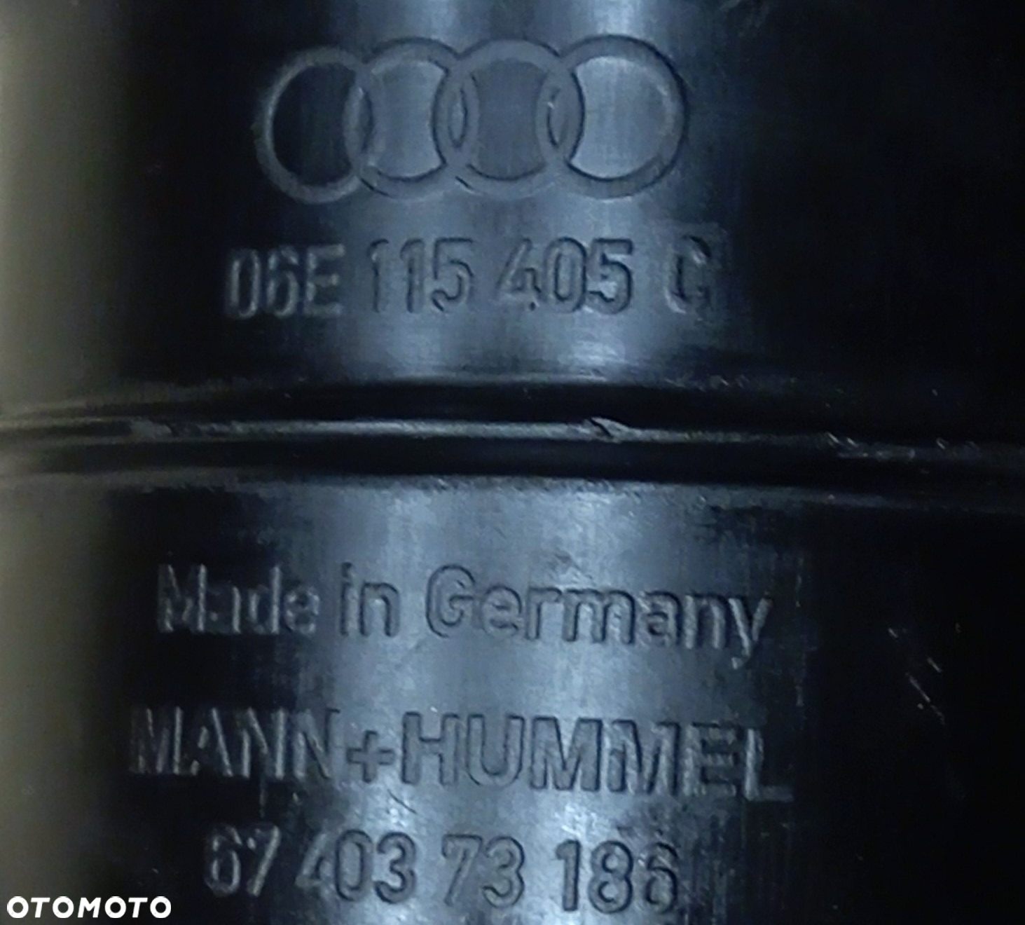 Audi A6 C6  3.0 V6 TFSI obudowa filtra oleju podstawa 06E115405C - 2