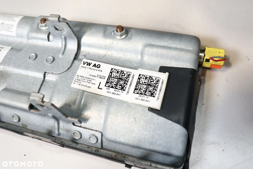 Deska Konsola AIRBAG PASY VW GOLF VII 5G0 (13-) ORYGINAŁ Demontaż - 6