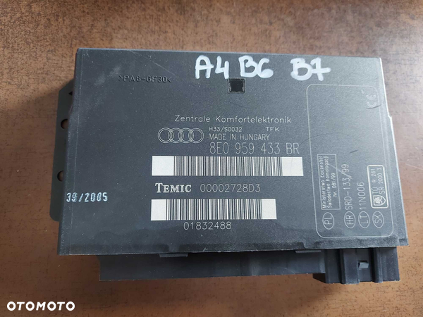 Audi A4 B6 B7 moduł 8E0.959.433BR FV dostawa