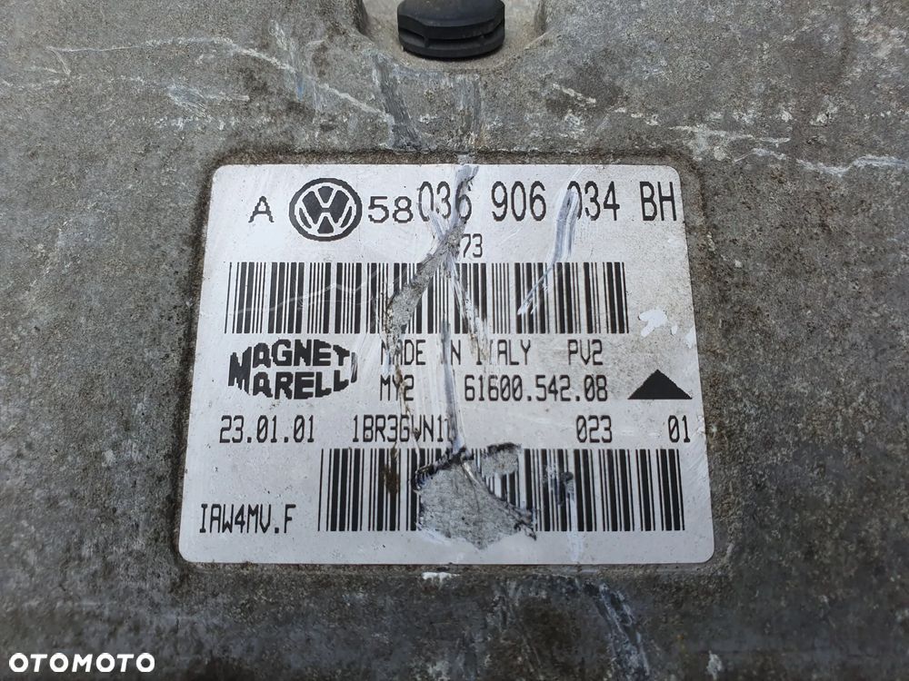 VOLKSWAGEN GOLF 97-06 1.6MT KOMPUTER STEROWNIK SILNIKA 036906034BH AZD - 2