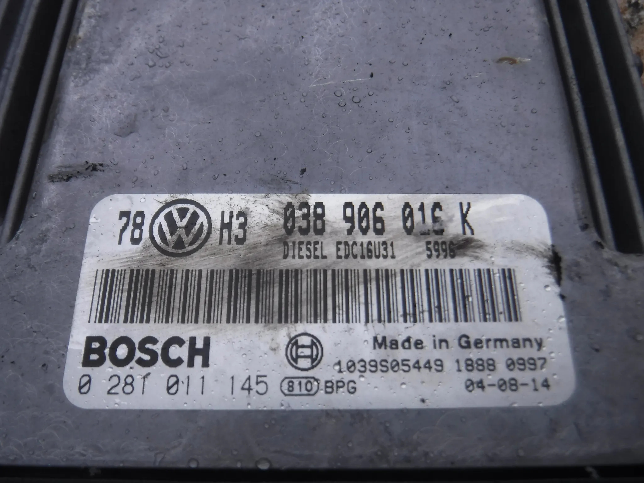 Vw Passat Audi A6 sterownik silnika 038906016K  0281011145komputer - 2