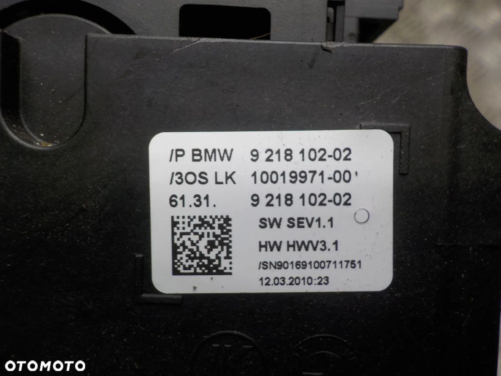 BMW F10 F11 F07 GAŁKA LEWAREK ZMIANY BIEGÓW 9218102 - 3