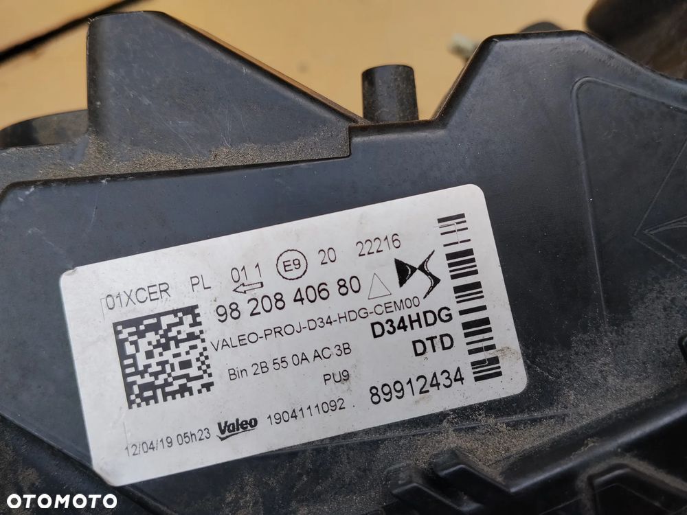 Lampa prawa Full Led Citroen DS3 crossback bdb.stan Europa - 3