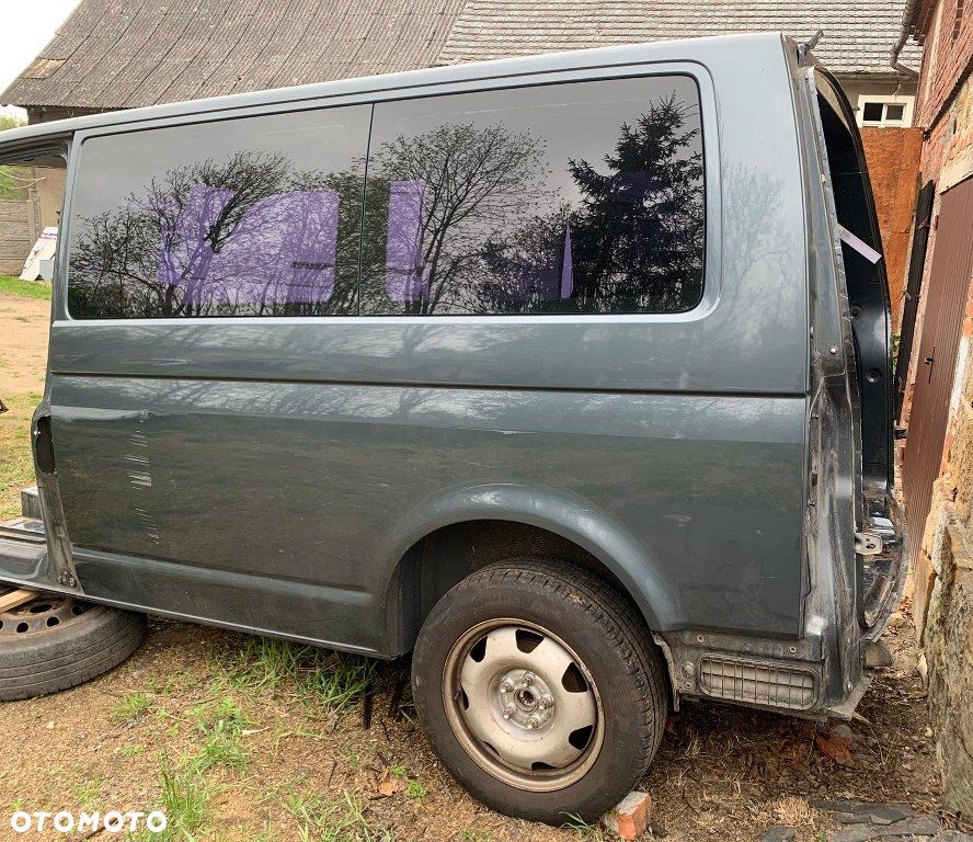 błotnik tylny lewy tył ćwiartka próg słupek vw transporter t5 t6 osobowy krótki l1h1 - 3