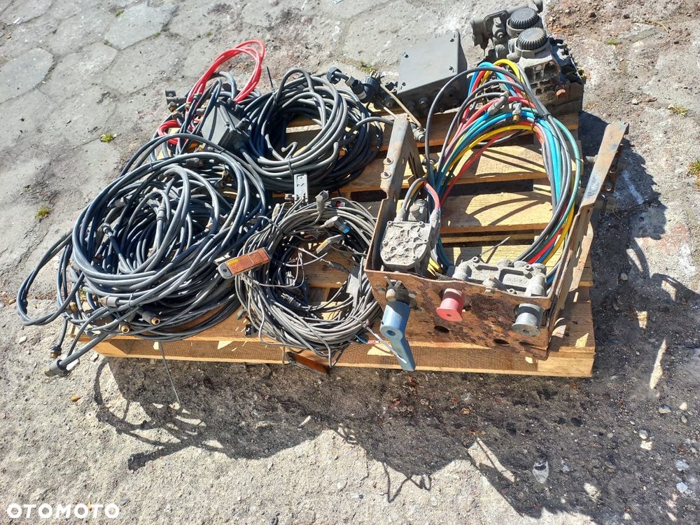 Kompletna instalacja elektryczna pneumatyczna modulator WABCO KNORR HALDEX zawór naczepa przyczepa rolnicza - 3