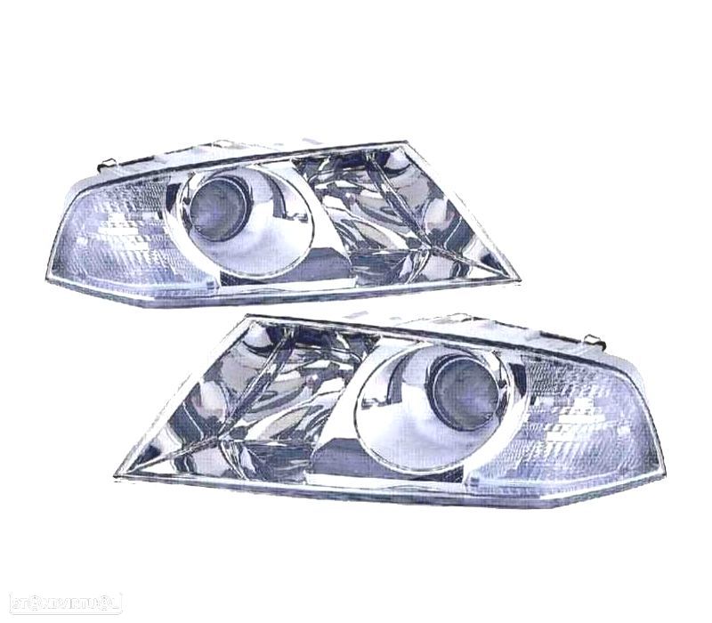 FARÓIS OPTICAS COM LENTE PROJECTOR PARA SKODA OCTAVIA 04-08 - 1