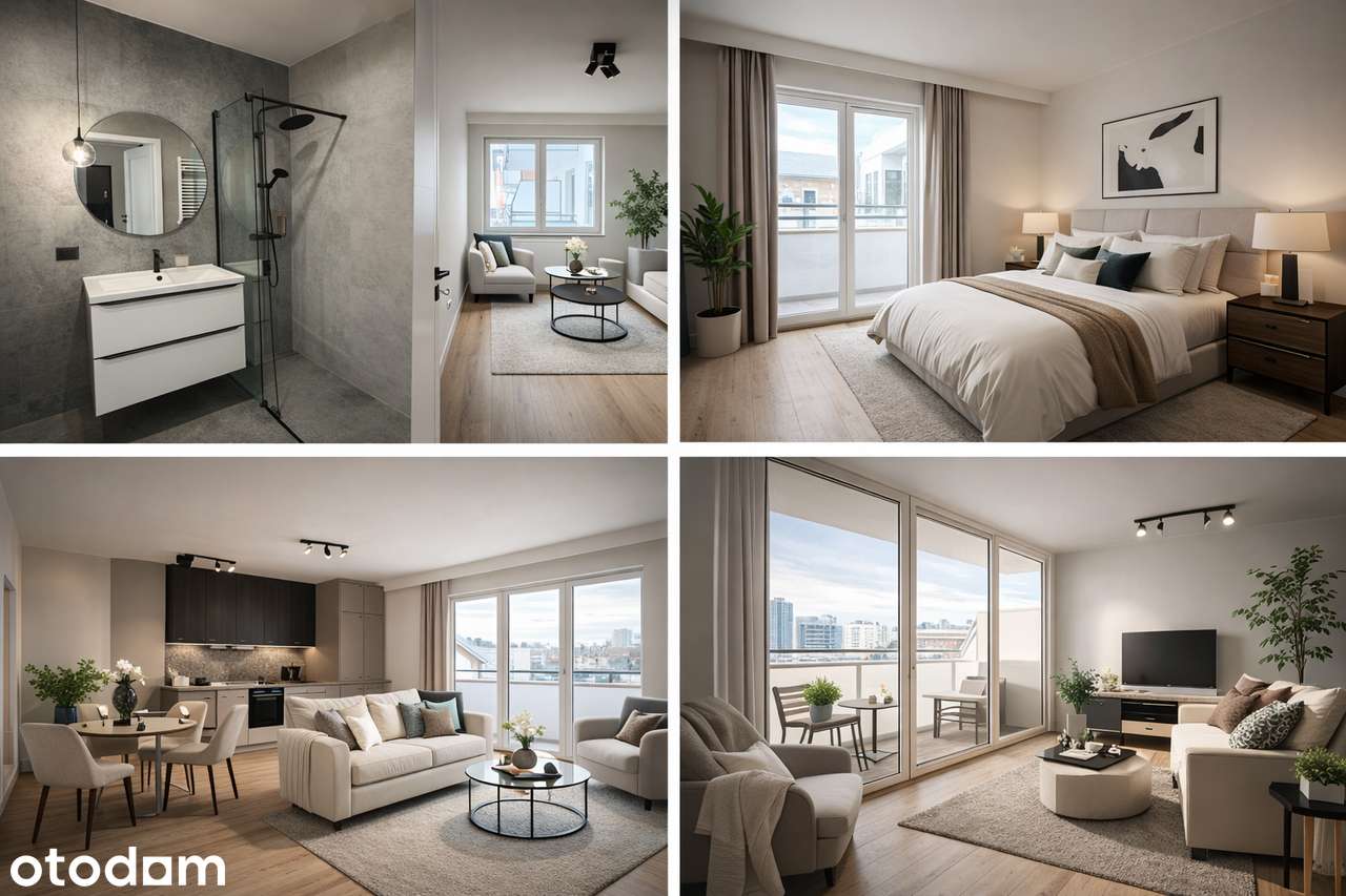 3 pok, 64,10 m2 NOWE, balkon, bez PCC, bez pośredników