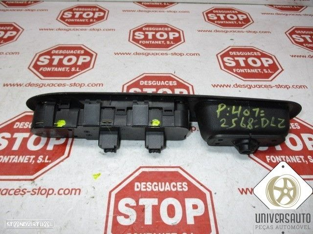COMANDO ELEVADOR DE VIDRO FRONTAL ESQUERDO PEUGEOT 407 2005 - 4