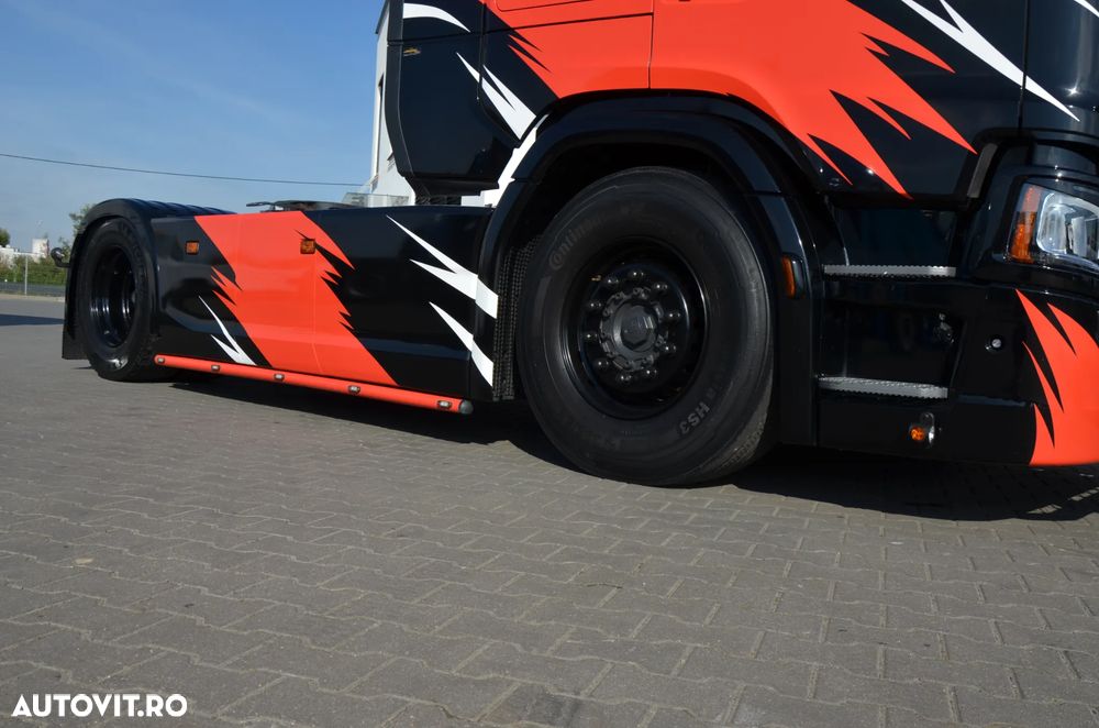 Scania S 500 / 2019 / KLIMA P. / 4 PODUSZKI / FULL LED / TRUX / ACC / SKÓRA / NAVI / DE / 7408 - 7