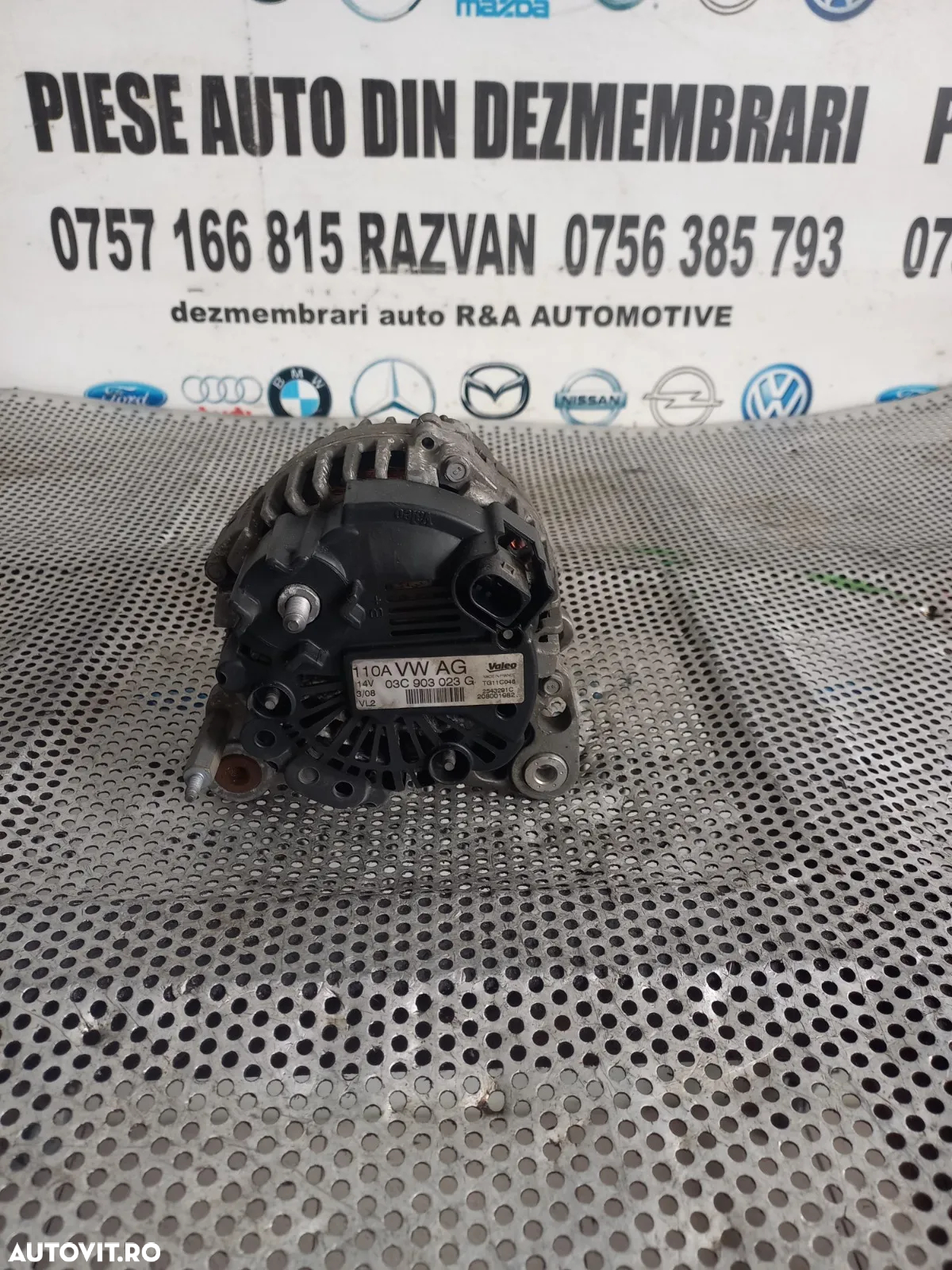 Alternator Vw Seat Skoda 1.4 Benzina An 2005-2006-2007-2008-2009-2010 Cod 03CG - Dezmembrari Arad - 6