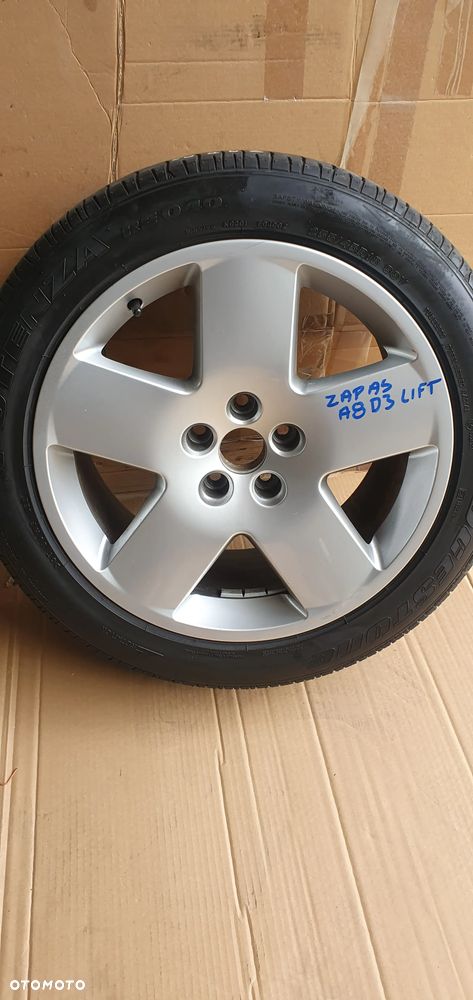 Koło zapasowe dojazdówka zapas Alufelga 5X112 R18 8.5J ET45 Audi A8 D3 4E0601025M - 6