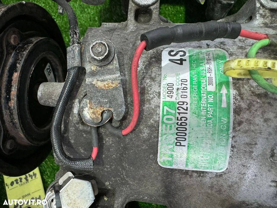 compresor clima ac honda 1.2 / 1.3 / 1.4 / 1.6 / 1.8 / 2.0 / 2.2 / 2.3, 38800-rsr-e010-m2,oe - 5
