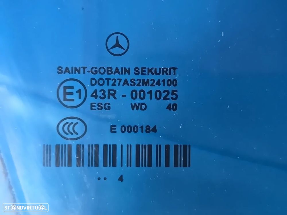 Vidro da porta frente direita vidro laterais para mercedes w211 e class  2003- - 4